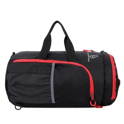 Водонепроницаемая женская спортивная сумка, мужская женская спортивная сумка для фитнеса, сумка для йоги, дорожная сумка на плечо, Спортивная женская сумка для тренировок, сумка для багажа - Цвет: black