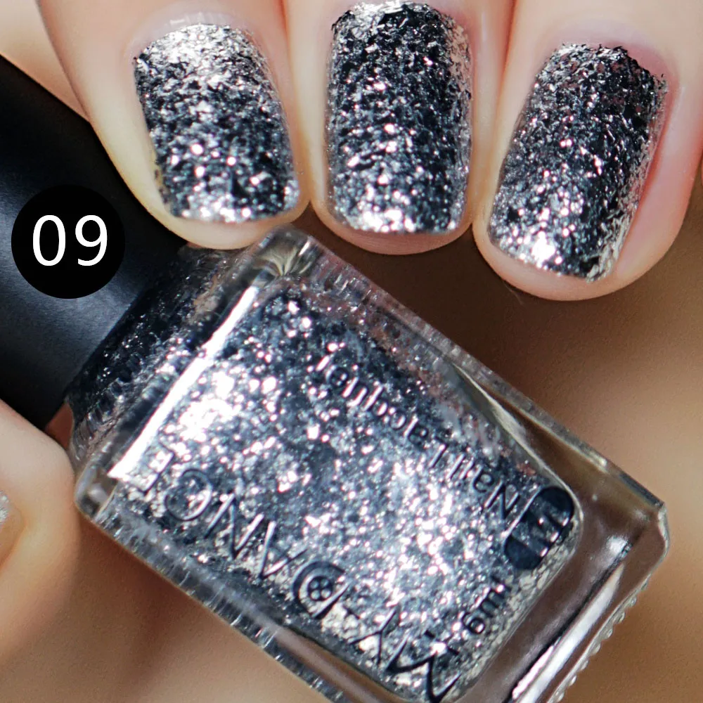 УФ гель лак Алмазный Сияющий Блеск верхнее основание гель краска дно украшения ногтей аксессуары