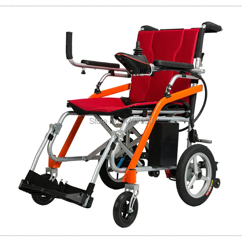 Folding reclining electric Power foldable motorized wheelchair