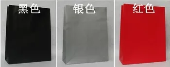 

(100piece\lot) size 32*26*10cm Fast shipping NEW kraft paper bag with handle 3 colors Kraft paper bag,Festival gift bag ,