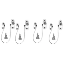 4 шт. Детские оконные замки из нержавеющей стали детский ограничитель для блокировки окон младенческий замок безопасности дети предотвратить детей падение окна замок