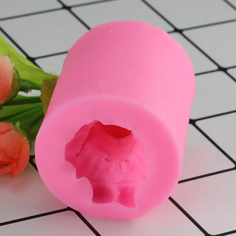 Mujiang 3D Медведь девушка Силиконовое Мыло Плесень свечи полимерные глиняные формы инструменты для украшения тортов из мастики конфеты шоколадные формы для мастики