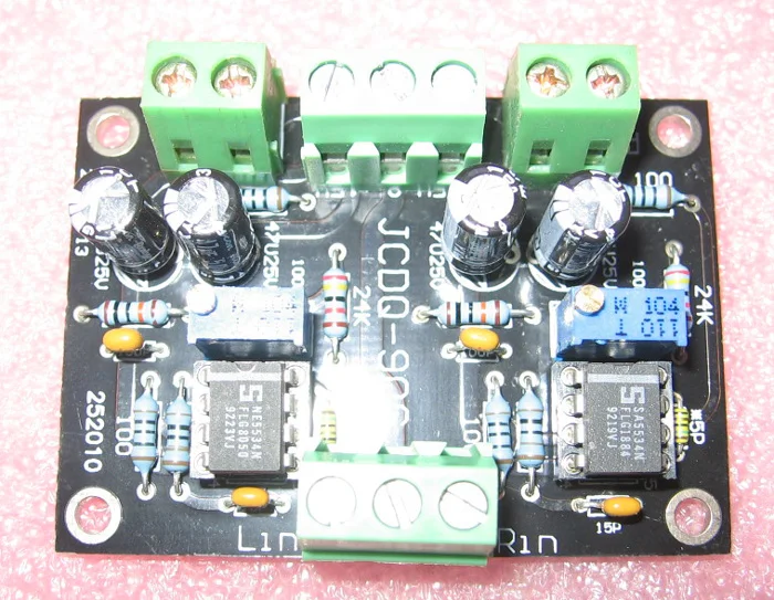 Hi Fi NE5534 DC буфер стерео усилитель предусилитель плата поддержка OPA627|Интегральные