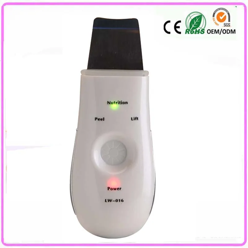 

High Frequency Ultrasonic Skin Scrubber Exfoliator Peeling EMS Bio Microcurrent Skin Stimulation Face Lifting Beauty Machine