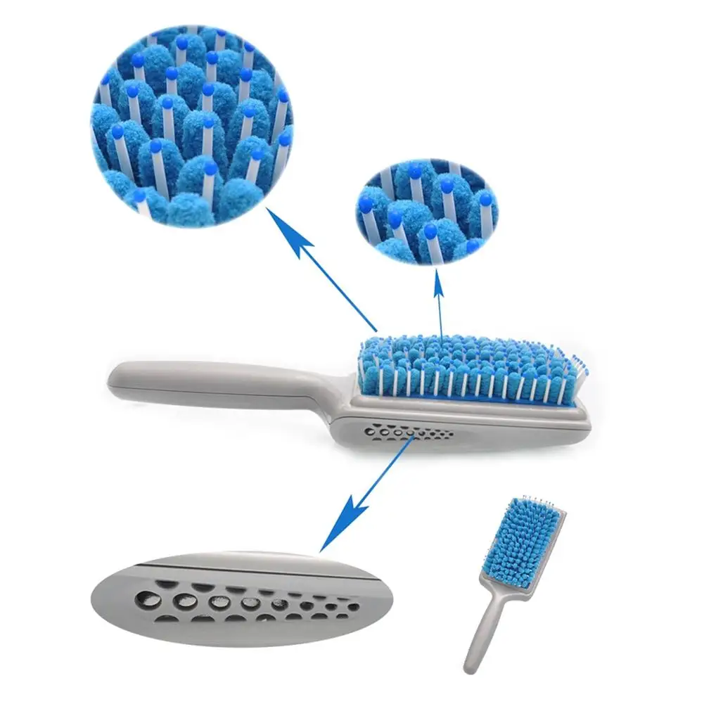 XY необычное сухое полотенце для волос с воздушной подушкой Массажная губка впитывающая воду расческа быстросохнущая расческа