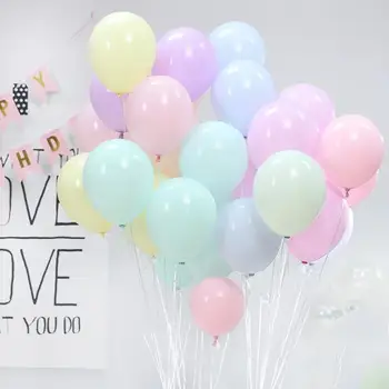 

100PCS 10-Inch Macaron Candy Colored Latex Balloons For Wedding Holiday Events Birthday Party Supplies Arch Balloon Tower
