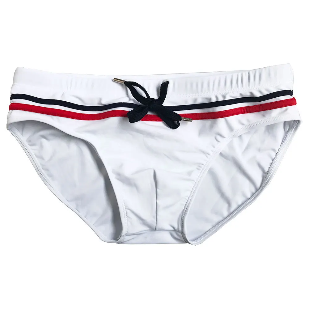 2018 мужские сексуальные купальные костюмы Maillot De Bain полосатые купальники с