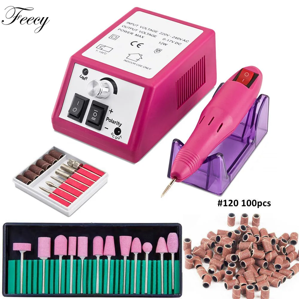  Electric Manicure Machine Set Nail Pen Professional Pedicure Nail Drill Bits Kit Milling Cutter For
