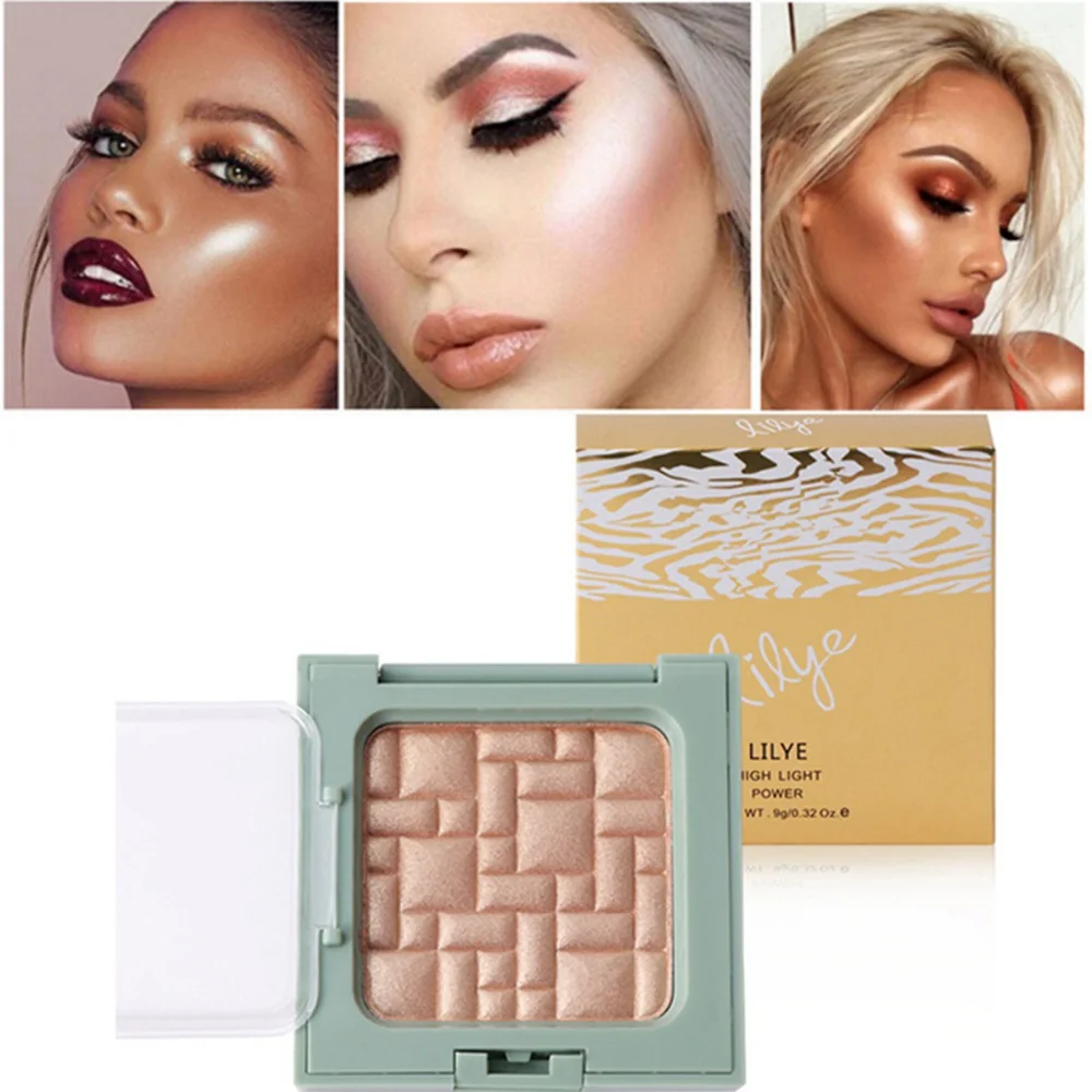 

Professional Makeup Shimmer Highlighter Palette Face Powder Brighten Contour Bronzer Glow It Illuminator Highlighter Cosmetic