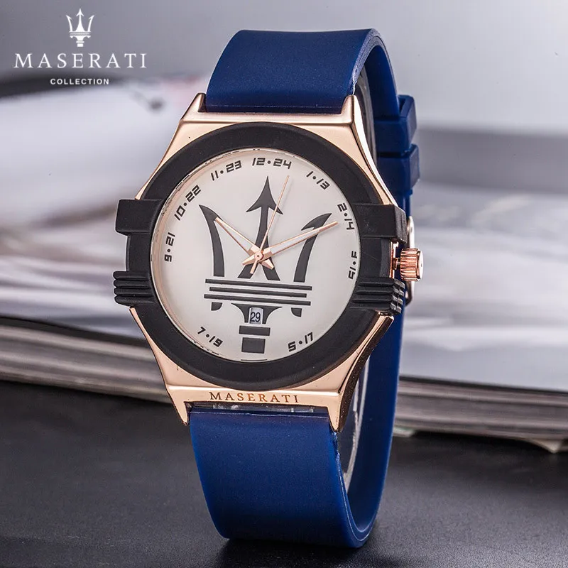 

Maserati Quartz Wristwatches Mens Top Brand Luxury Business Quartz Watch Clock Men Waterproof Wristwatch Masculino R57656412