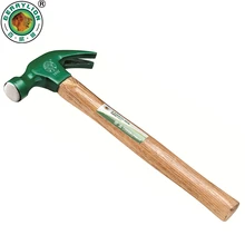 Молоток-гвоздодер BERRYLION 250 г/500 г с деревянной ручкой, молоток-гвоздодер для установки, спасательный молоток для строительства, бытовые ручные инструменты