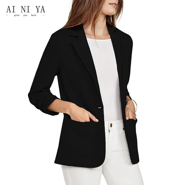 formal black jacket womens