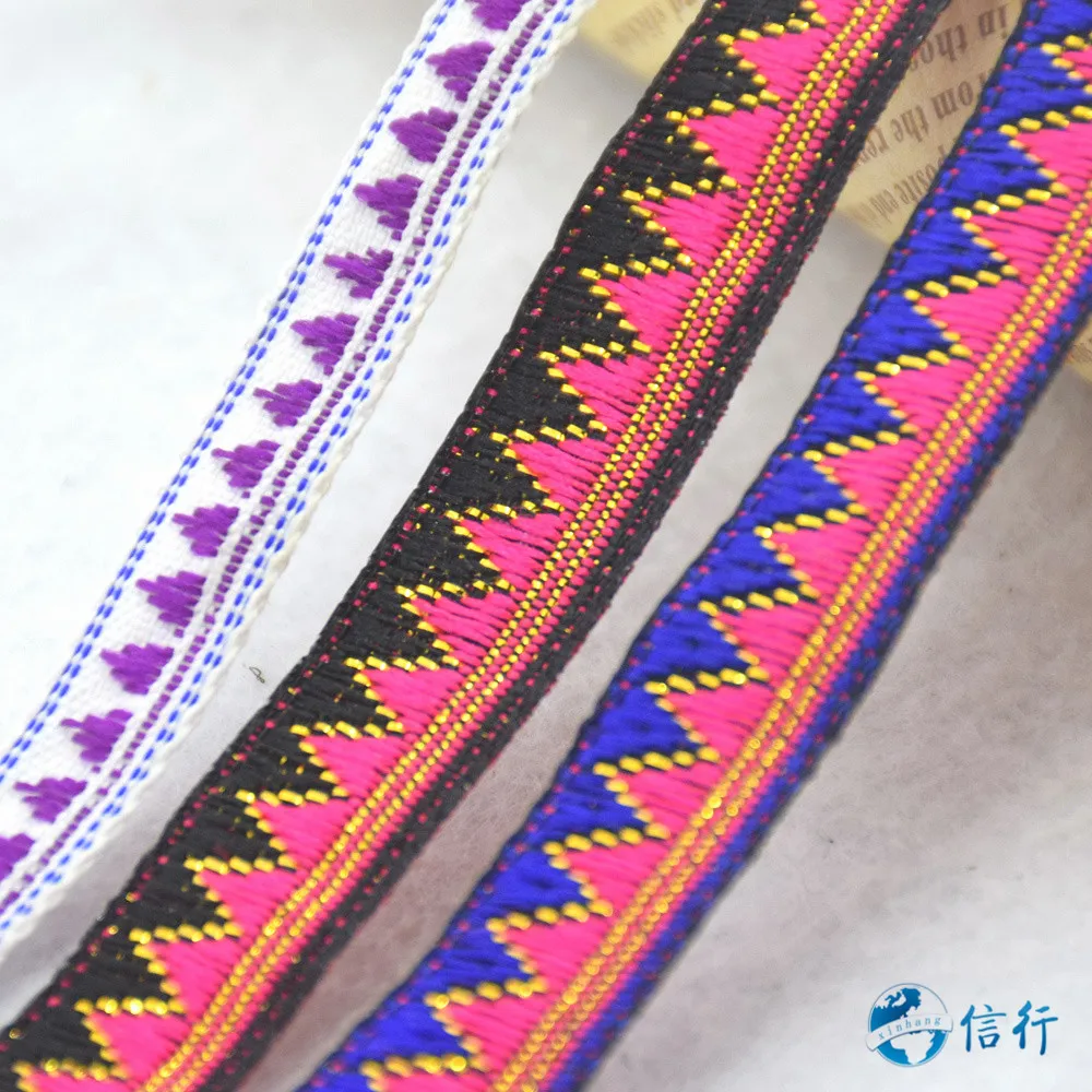 

7meters 10mm width, embroidery jacquard ribbons Grosgrain ribbon,lace ribbons DIY hairbow accessories, sewing wupplies#3512