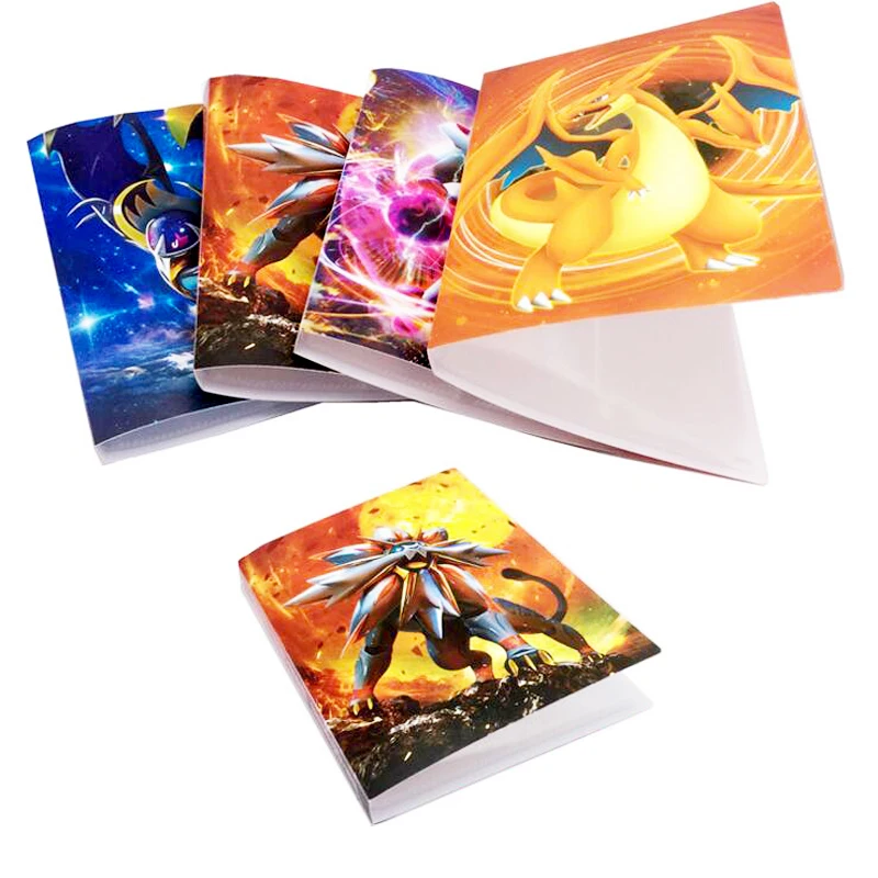 8 style board game album for cards 112 playing cards holder suitable for 6388mm pokemon cards board game