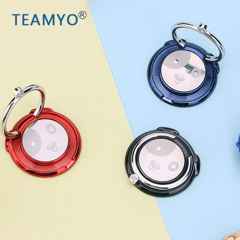 

360 Degree Alloy Universal Finger Ring Holder For iPhone X 8 7 6S Plus Samsung S9 S8 Xiaomi 8 Mobile Phone Finger Holder Stand