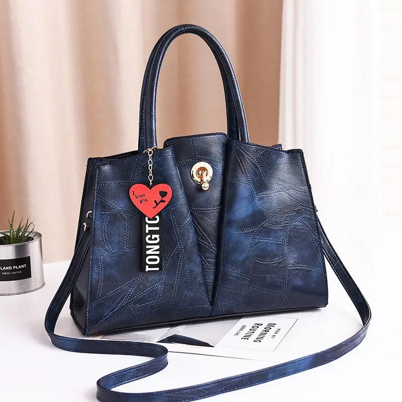 

2019 new bag ladies temperament sweet ladies fashion handbags slung shoulder bag