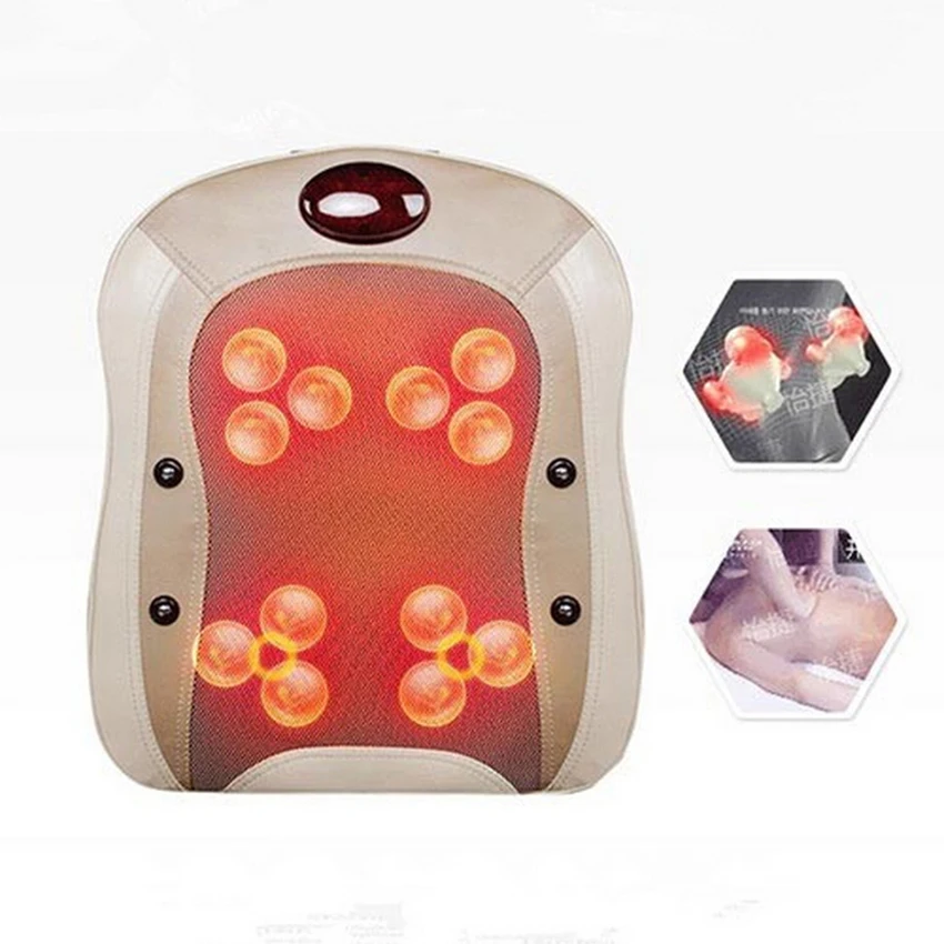 YIJIE massager cushion car seat massage cushion Neck Back Vibration