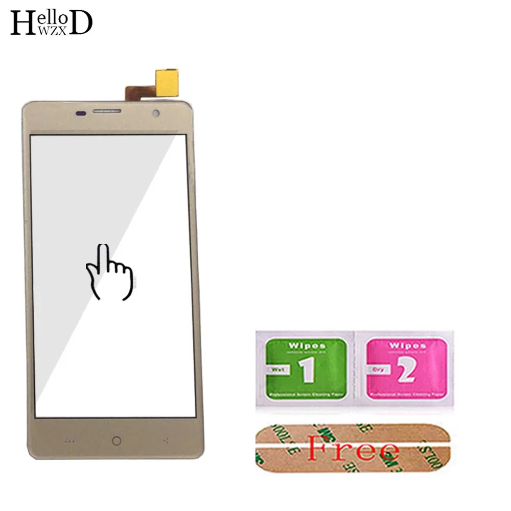 Touch Screen Panel For DEXP Ixion ES950 Touch Panel Touch Screen Digitizer Front Glass Sensor Smartphone Mobile Tools Adhesive - Цвет: Gold No Tools