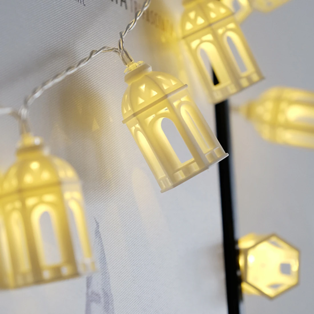 

LED Garland Plastic House String LED 1/2/3M Room Decor String Lamp Wedding Party Holiday Fairy Lights Novelty Decorative Light