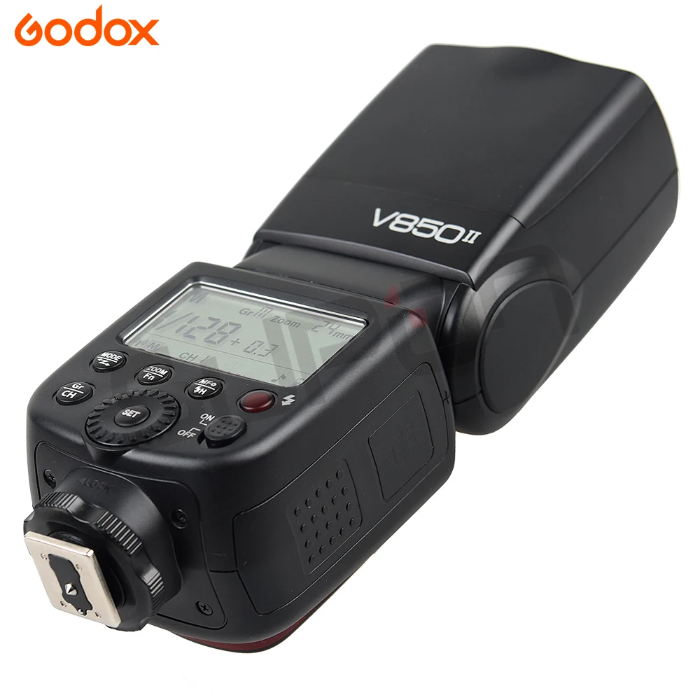 Godox V850II GN60 2.4G wireless X System Speedlite Li-ion Battery Flash Light with Car Charger for 