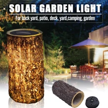 Ландшафтные лампы для газонов, пластиковый светильник для виллы, имитация дерева, пень, водонепроницаемый, для двора, парка, сада, декоративный светильник, уличный светильник, ing