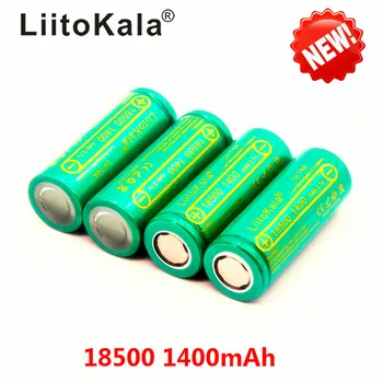 

LiitoKala Lii-14A 18500 1400mAh rechargeable lithium battery 3.7V strong light flashlight anti-light special lithium batter