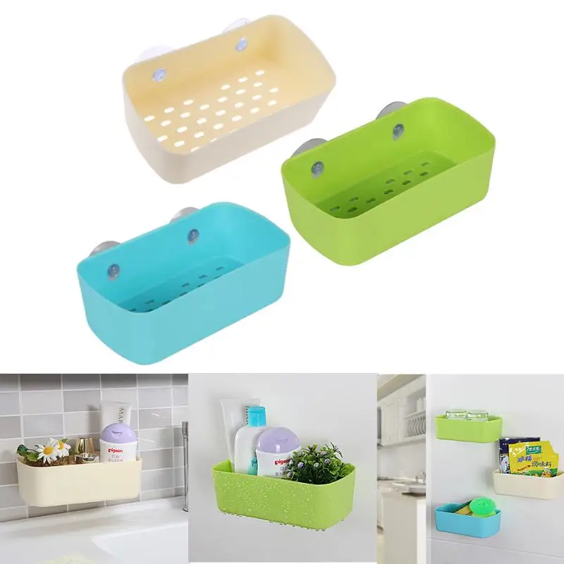 Buy Bathroom Shelves Suction Cup Bathroom Shelf Basket