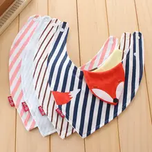 Хлопковый бандана детский нагрудник для новорожденных, милые многофункциональные детские полотенца, бандана для мальчиков и девочек