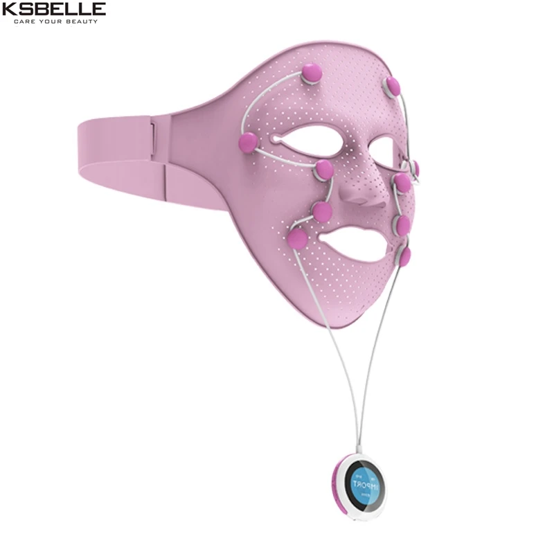 Buy 3D Silicone Facial Mask Electric EMS Vibration