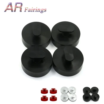 

4 PIECE CNC Billet Aluminum Jacking Lift Pad/Pucks Set For C7 Corvette Stingray Z51 Z06