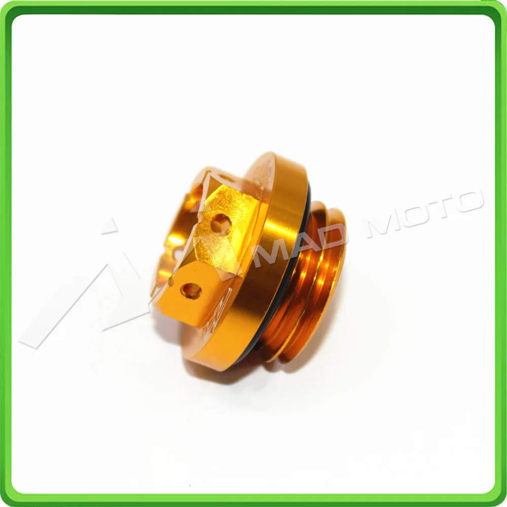 M20x2.5mm M202.5mm Oil Filler Filter Cap For Ducati MONSTER 1200  1200S 2014-2015 & MULTISTRADA 1200 2010 2011 2012 2013 Gold (6)