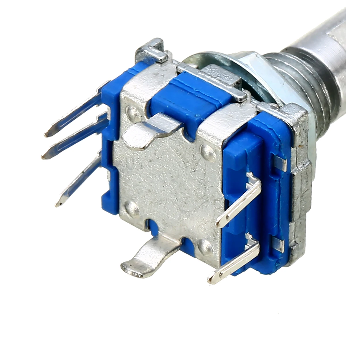 3pcs Rotary Encoder With Push Button 6mm Shaft Diameter 20 Position 360 Degree Electrical Encoder Push Switches 5 Pin Mayitr