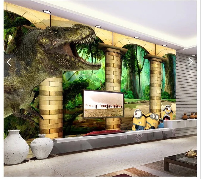 Online kopen Wholesale minion behang uit China minion