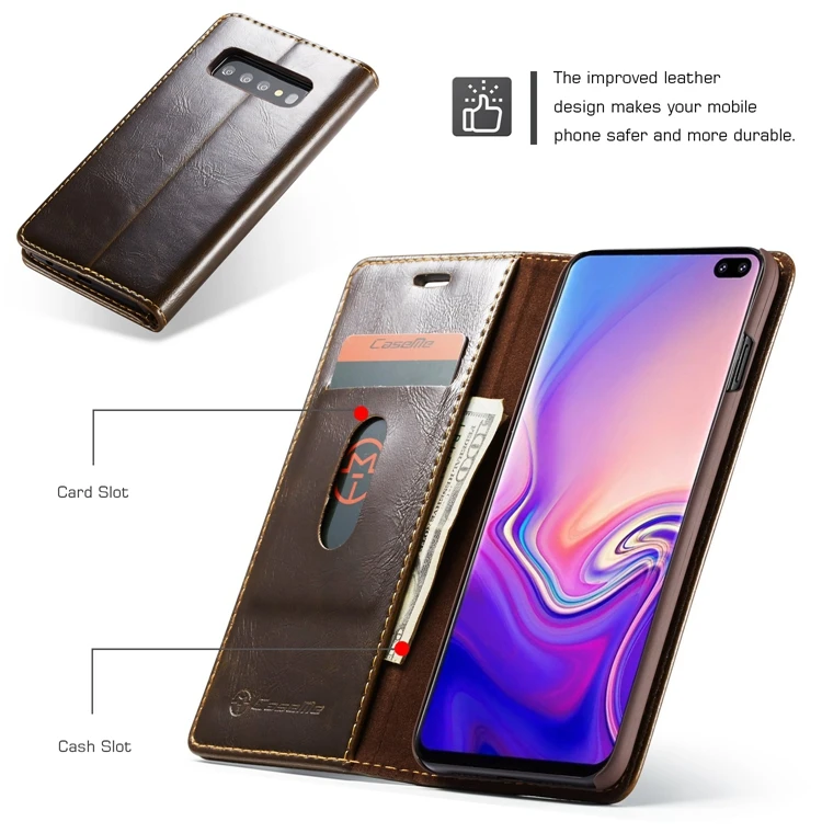 Для samsung Galaxy S10 Чехол samsung S10 Plus чехол кожаный бумажник флип чехол для Coque samsung Galaxy S10 S 10 Plus чехол для телефона