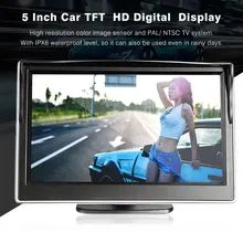 Hot 5 Polegada Car Auto Monitor TFT LCD 5:3 800*480 Tela Digital HD Vista Traseira Backup Reversa Monitor espelho