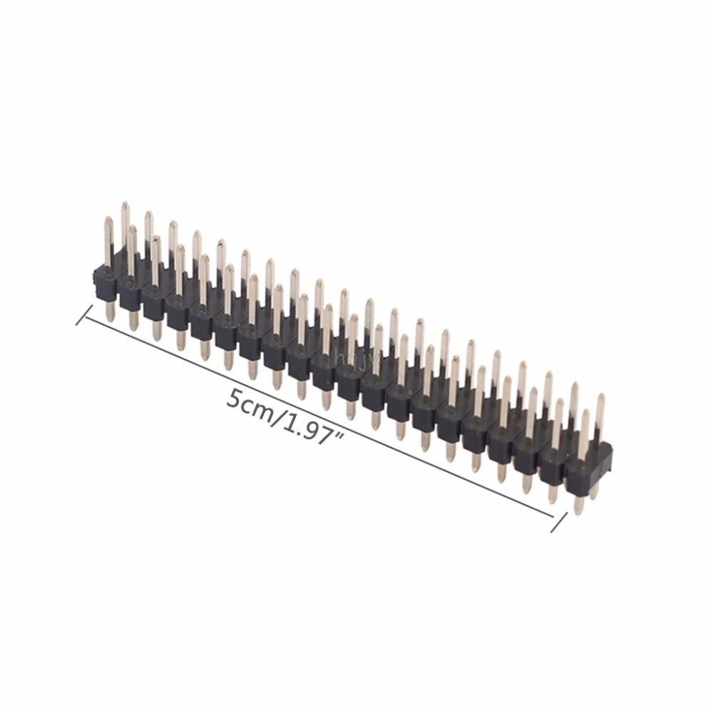 5 шт поломка 0 1 &quot2x20 pin полоса двойной Мужской Заголовок для Raspberry Pi Zero GPIO MAY22