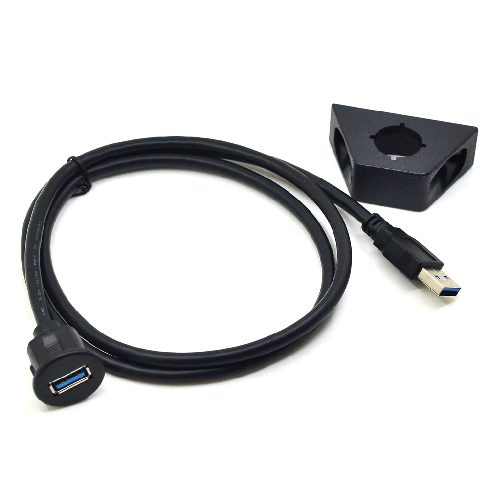 3FT USB 3 0 AUX кабель для скрытого монтажа штекер гнездо автомобильный Удлинительный