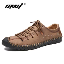 Мужские сандалии размера плюс 48; Качественная мужская летняя обувь из нубука; классические удобные пляжные сандалии; мужская обувь на полой подошве