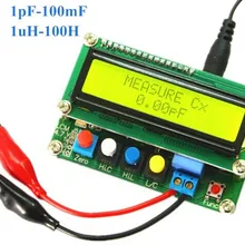 LC-100A цифровой L/C индуктивность емкость ЖК дисплей метр Высокая точность