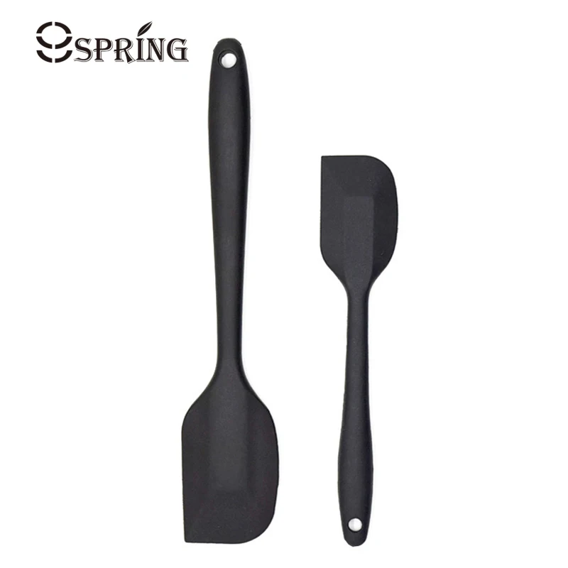 2Pcs Baking Pastry Spatula Set Silicone Spatula Non stick Kitchen Cream