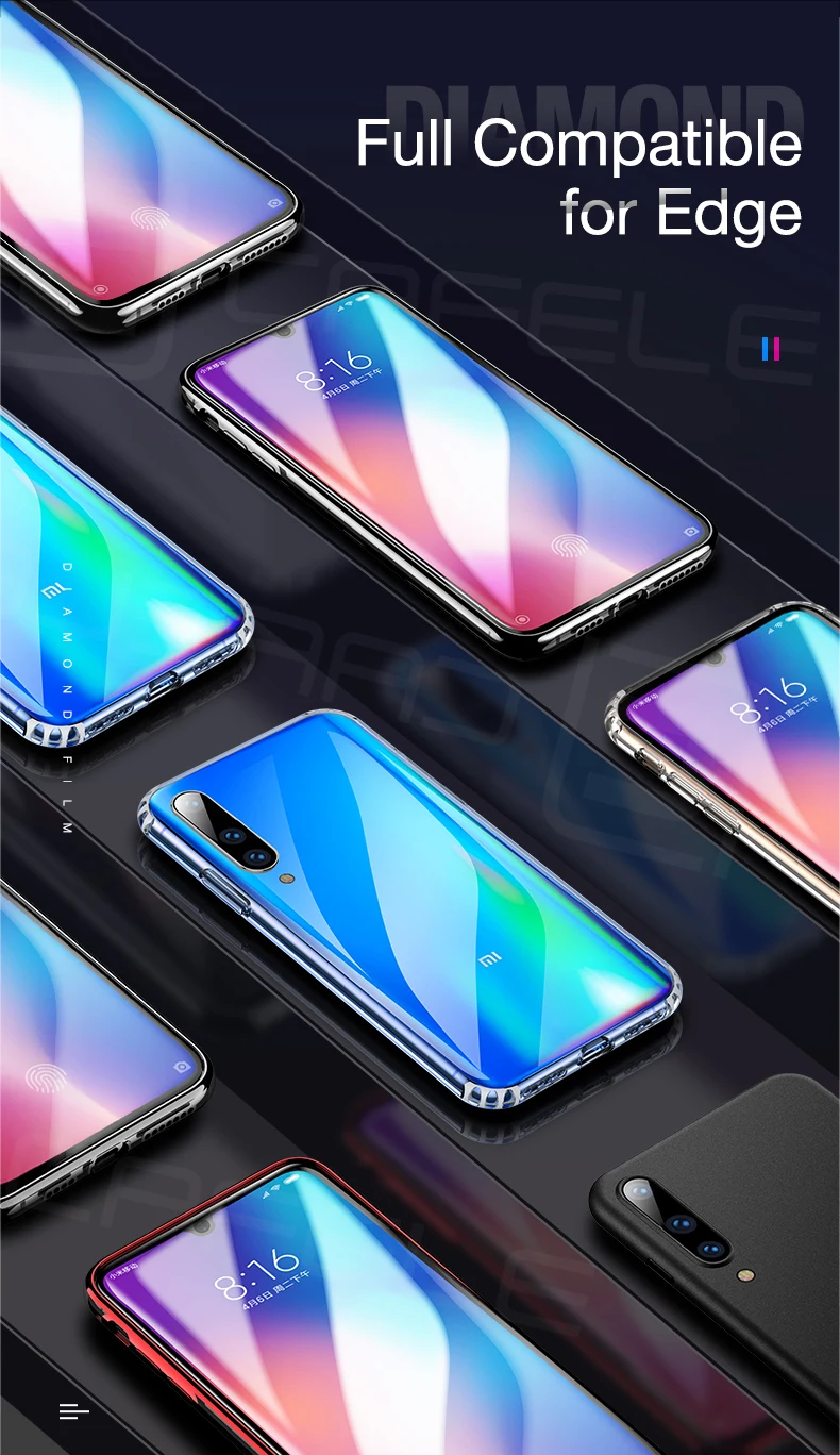 Cafele закаленное стекло для Xiaomi mi 9 se mi 9 Защита экрана твердость 9H HD прозрачное 2.5D Защитное стекло для Xiao mi 9 Flim