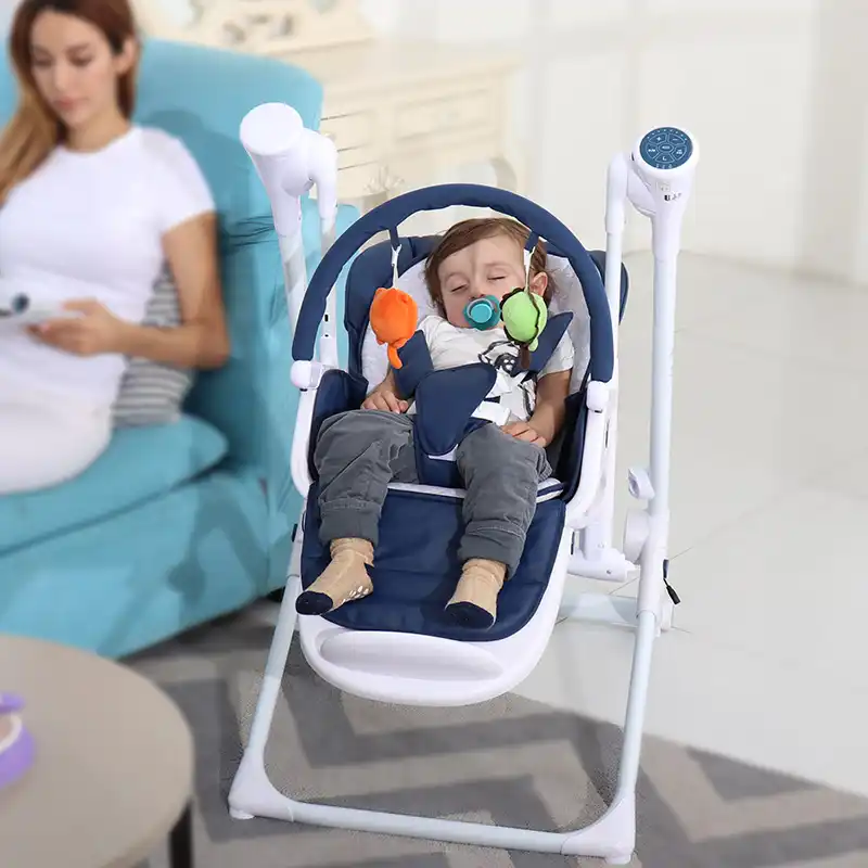 high chair and swing