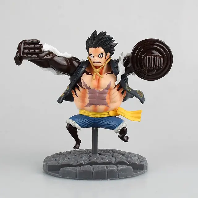 One Piece Anime Phone New World Rubber 4 Files Ape King Gun Action Figure Toy