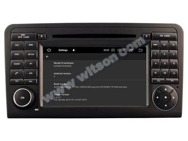 Flash Deal 7" Android 9.0 Pie OS Car DVD Multimedia GPS Radio for Mercedes-Benz GL-Class X164 2006-2012 (GL320/GL350/GL420/GL450/GL500) 4