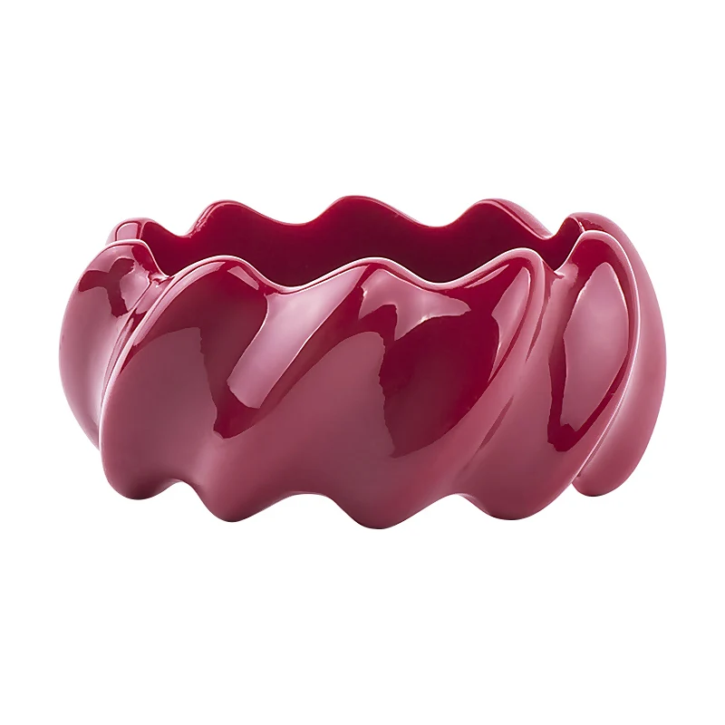 Trendy Fashion Resin Cuff Bracelets Bangles for Women New Vintage Simple Charm Geometric Wave Bracelet Girls Jewelry Female (3)