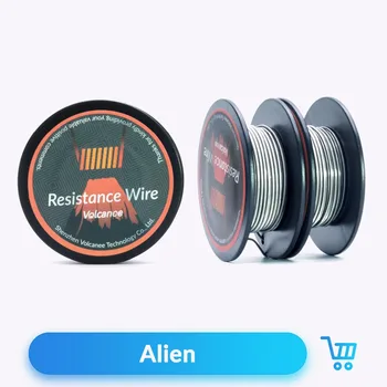 

Volcanee 5m/roll Flat Alien Clapton Wire Tiger for RDA RBA Rebuildable Atomizer Fused Clapton A1 Heating Wire Coil
