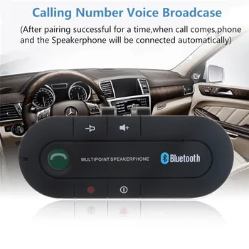 

Sun Visor Bluetooth Speakerphone Handsfree Car Kit MP3 music Player Super Android 4.1 For Mobile Phone Dual Phone Connect