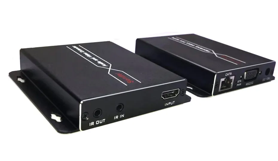 THDBaseT HDMI Extender 100M  by CAT67 Cable Adapter 4K 3D EDIDIRRS232 Control PoC to Power the RX Zero Latency Free Shipping  (5)