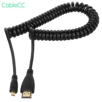 

Micro HDMI Male to HDMI Male stretch spring CABLE for TF201 XOOM A500 Tablet