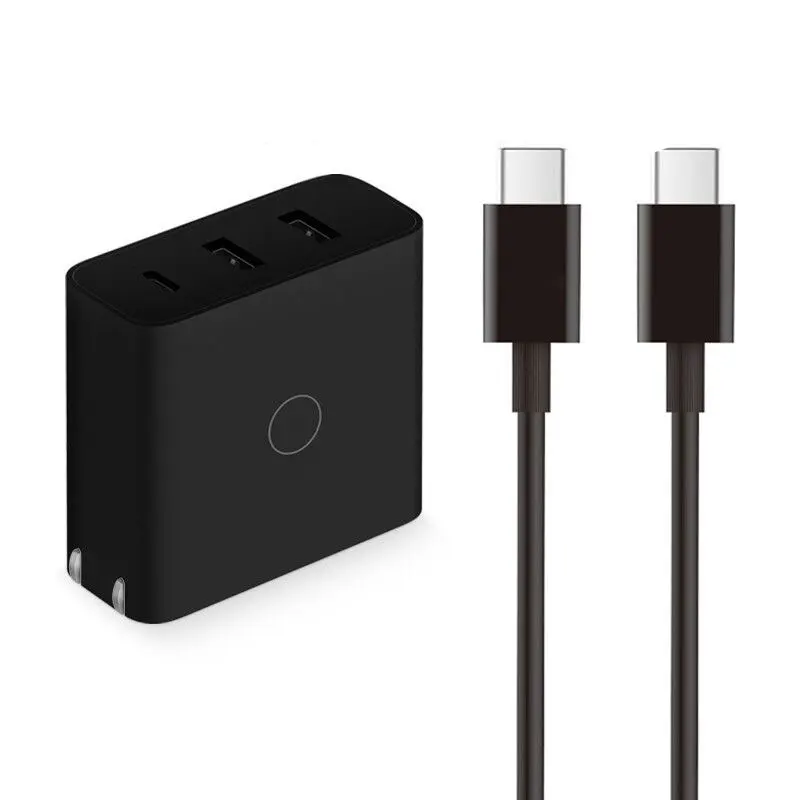 65 Вт портативное USB быстрое зарядное устройство USB зарядное устройство настенное зарядное устройство для мобильного телефона для ZMI iPhone X Pad Mookbook Xiaomi Laptop US EU AU Plug - Тип штекера: US Plug with cable